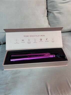 Pink Flat Iron Hair Straightener